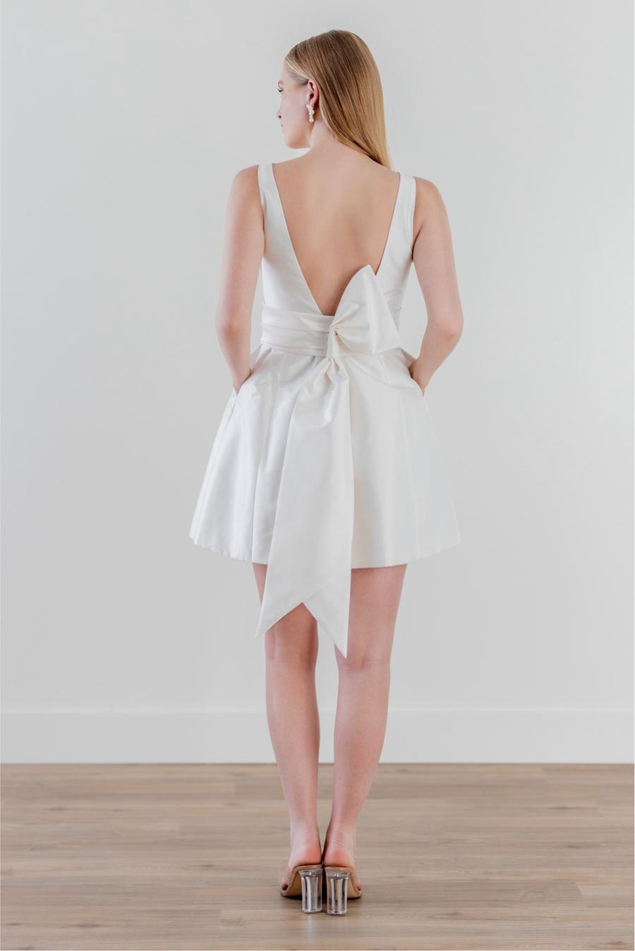 By Watters Mini Wedding Dress Naya